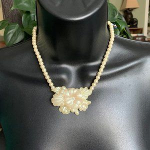 Floral Necklace & Earrings Set